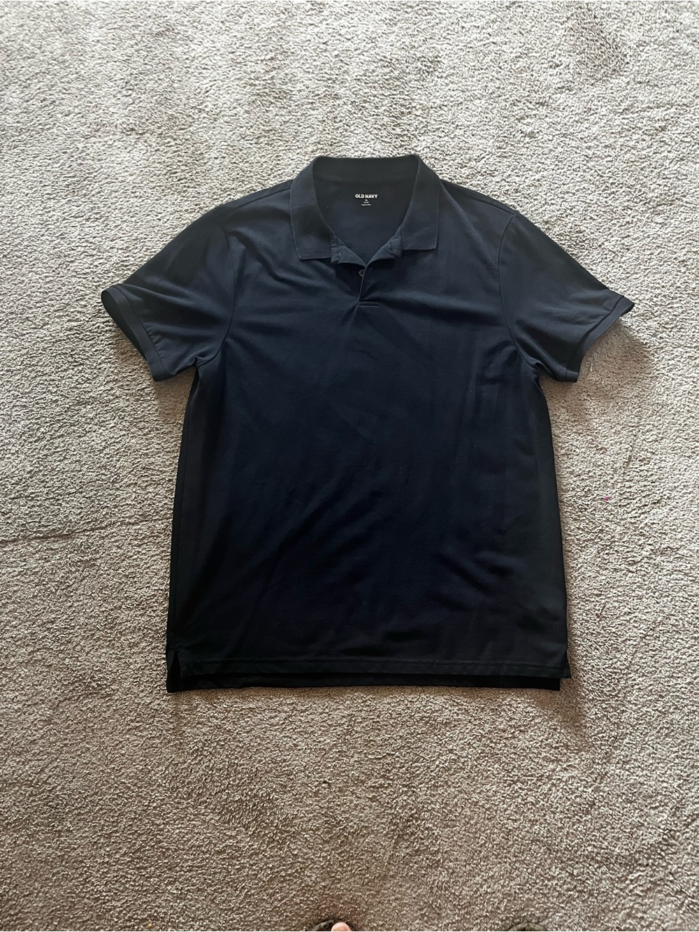 Old Navy Men's Black Polo Shirt - Classic Short Sleeve (I wore it one time)